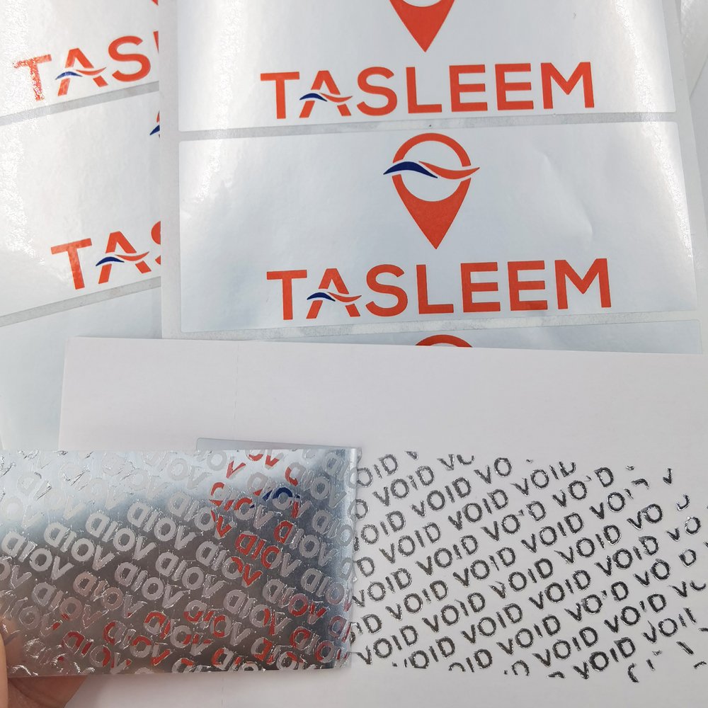 Custom Printed Security Seal Void Stickers Warranty Void If Seal Broken Or Removed Sticker