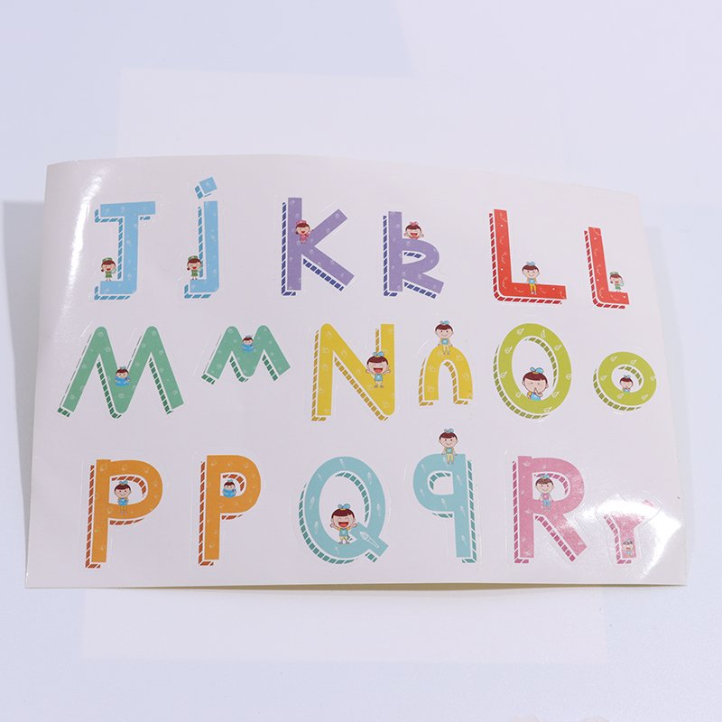 HOSHOM No MOQ Custom Logo Sticker Cute Star Holographic Anime Decorative Window Sticker