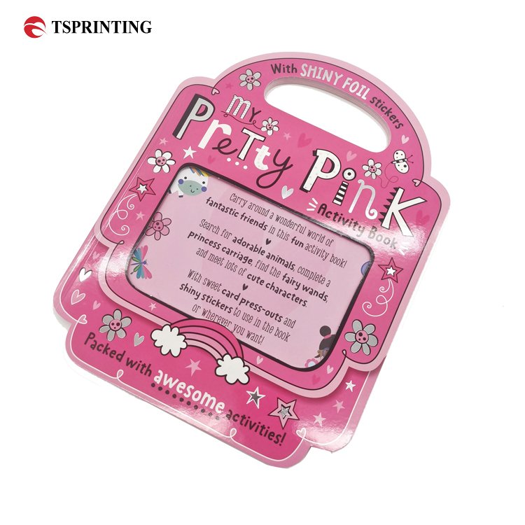 Free Samples Recyclable OEM Price Sticker Puzzle Baby Die-cut Book Children Book Printing Service Die Cut Board Book printing