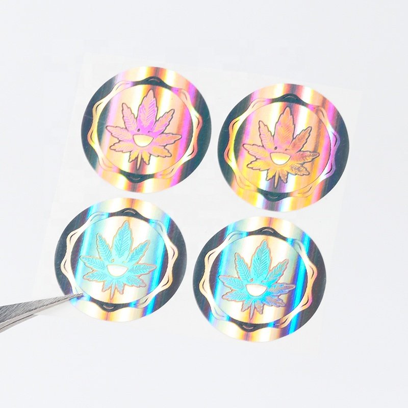 Custom printing adhesive security void sticker roll hologram logo sticker void hologram sticker label for packaging security