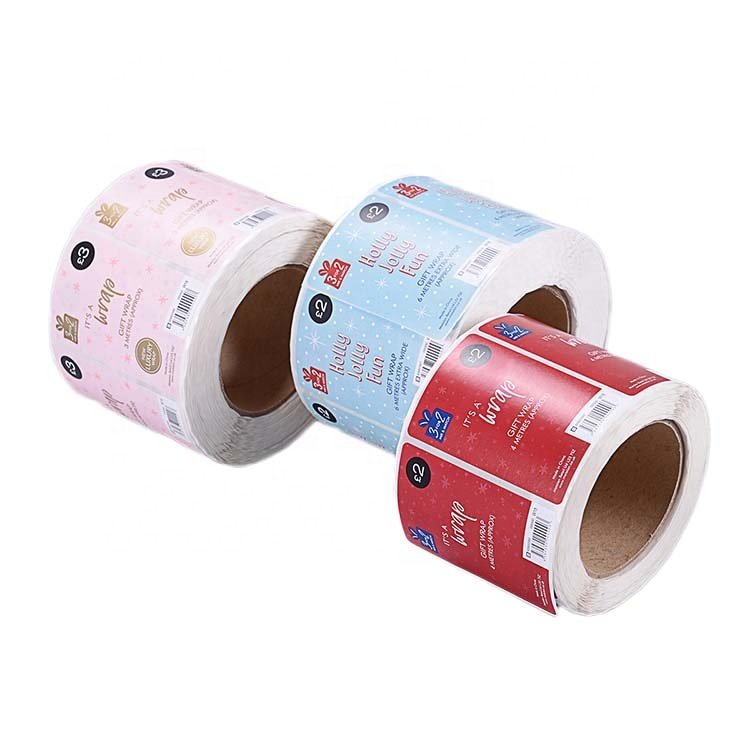 Beautiful custom paper gift stickers