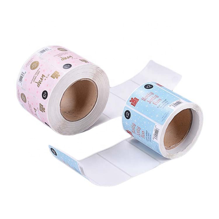 Beautiful custom paper gift stickers