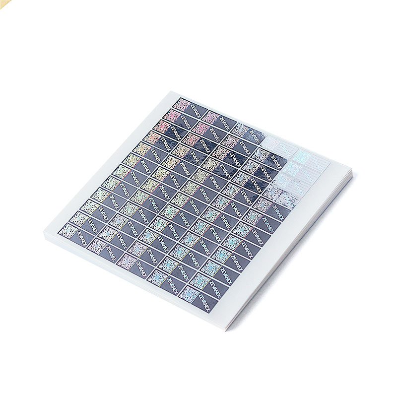 Wholesale customized anti-counterfeiting private holographic stickers with security effects and rainbow holographic stickers