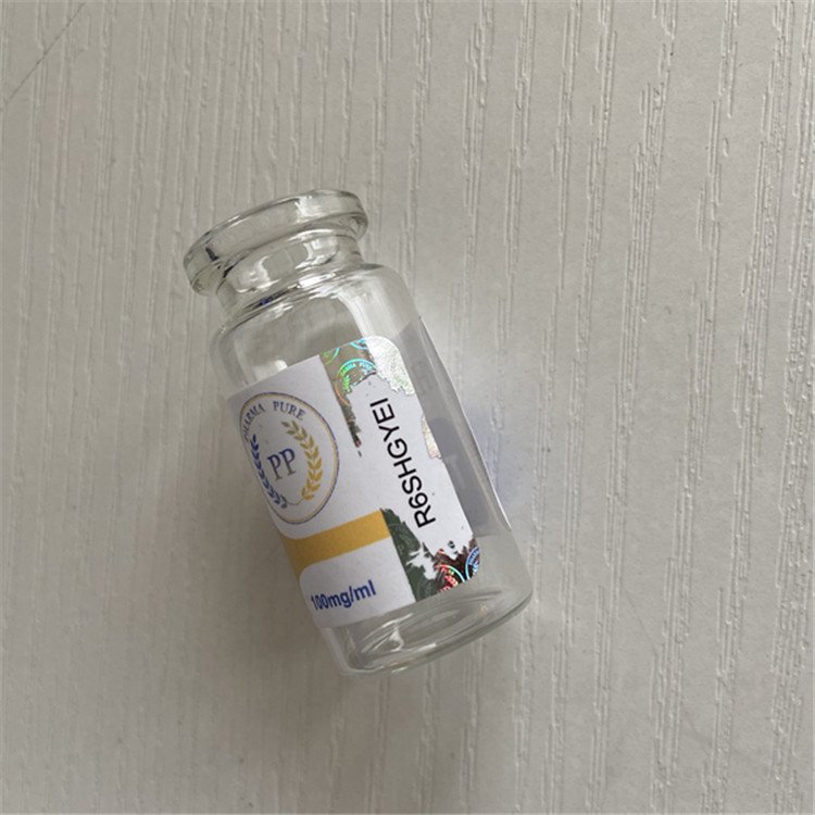 Custom printing pharma labs label sticker hologram 10ml vial labels security code holographic