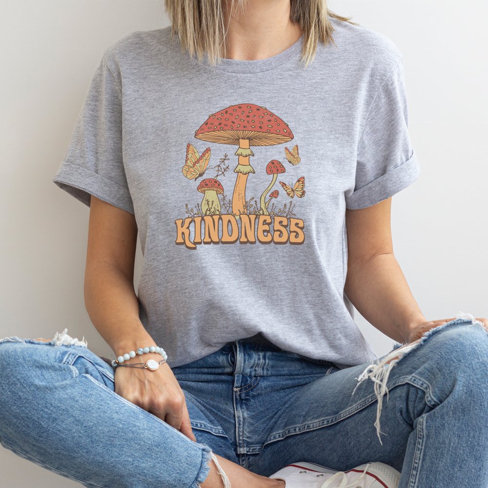 Custom Positive Kindness Letters Plastisol DTF Transfers Printing Mental Health Matter Labels Heat Transfer Stickers For T-shirt