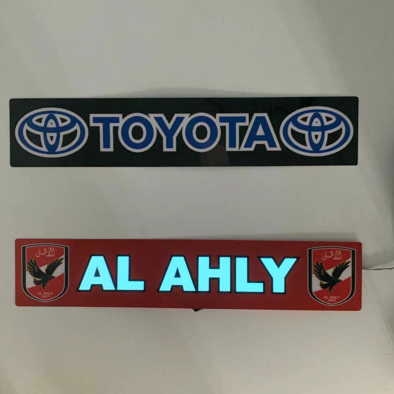 Hot selling LED car sign Windshield Electric USB Charge Car LED Sign Light Up Window Stickers JDM Glow Panel