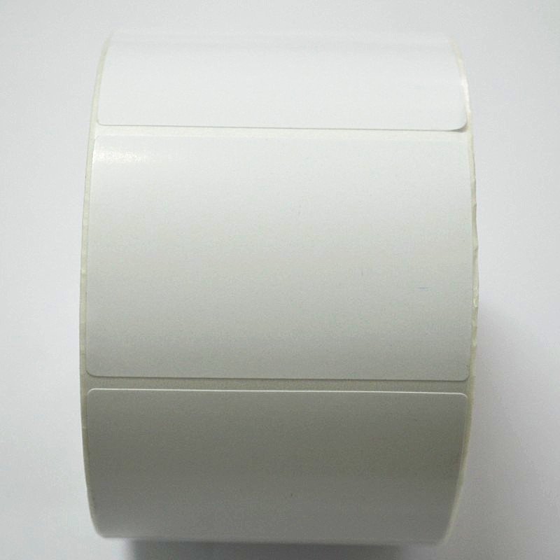 Custom blank glossy white mirror self adhesive coat cast coated sticker paper
