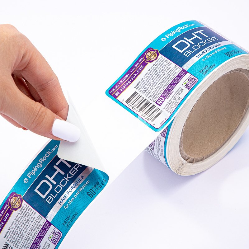 Custom Round Roll sticker Waterproof Business Brand Printing Company Logo Product packaging Bottle Labels Stickers Packing Vinyl