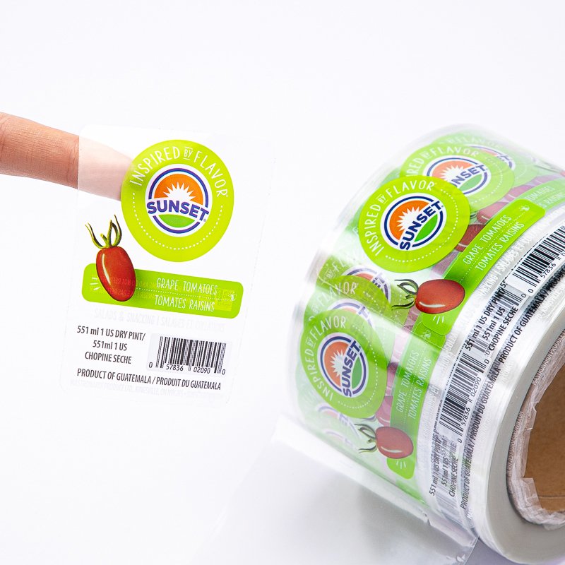 Custom Round Roll sticker Waterproof Business Brand Printing Company Logo Product packaging Bottle Labels Stickers Packing Vinyl