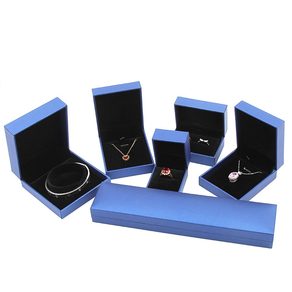 Custom Printed Luxury Jewelry Box Paperboard Packaging for Bracelets Rings-UV Advantage Custom Size Tray with Logo & Gift Box