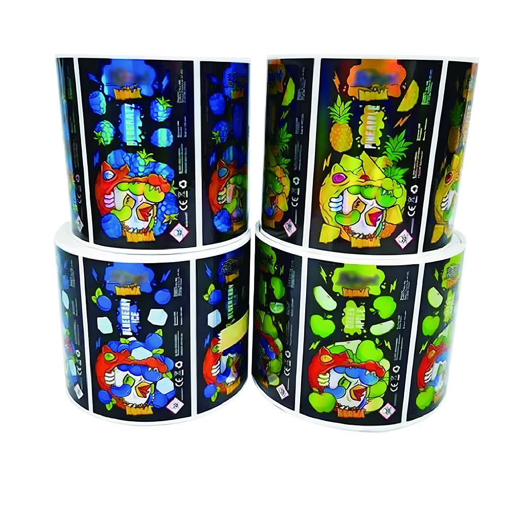 Custom Printed Self-Adhesive Durable Die Cut Logo Vinyl PVC Stickers UV Resist Weatherproof Business Logo Labels