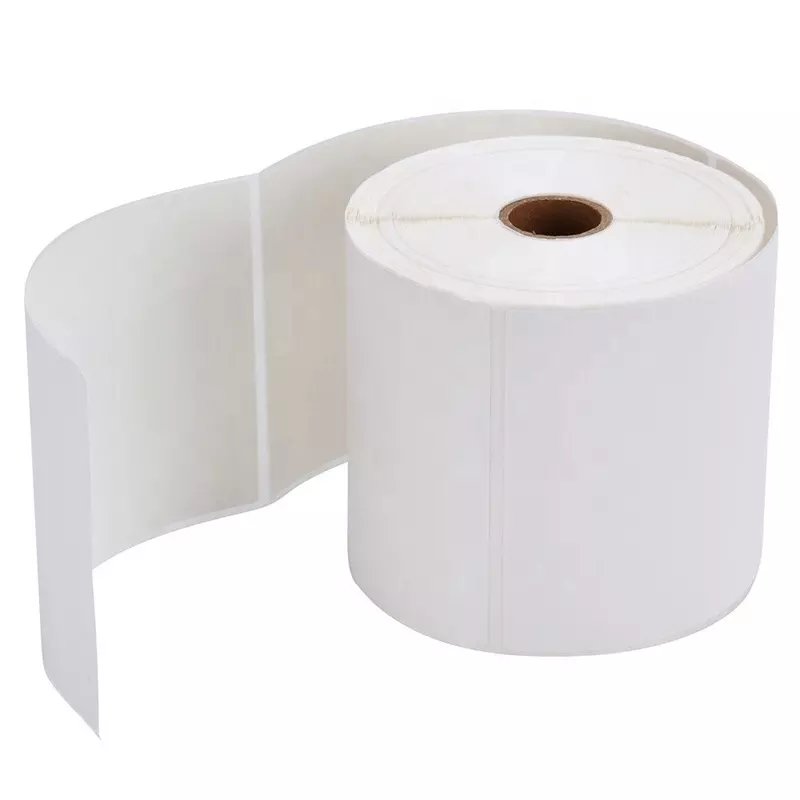 Customized 4"x6" 100x150 Thermal Label Roll Waterproof Thermal Paper Rolls Self-adhesive Shipping Labels Sticker For Packaging