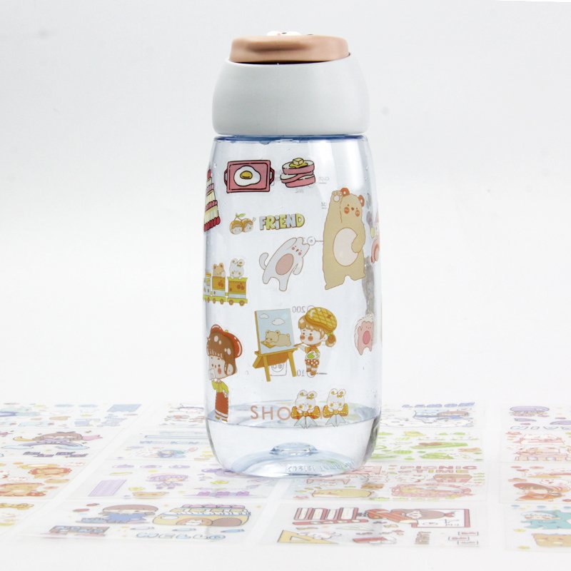 Waterproof Custom Self Adhesive Vinyl Special-shaped A4 A5 A6 Sheets Matte Transparent Kiss Cut Sticker Labels Printing