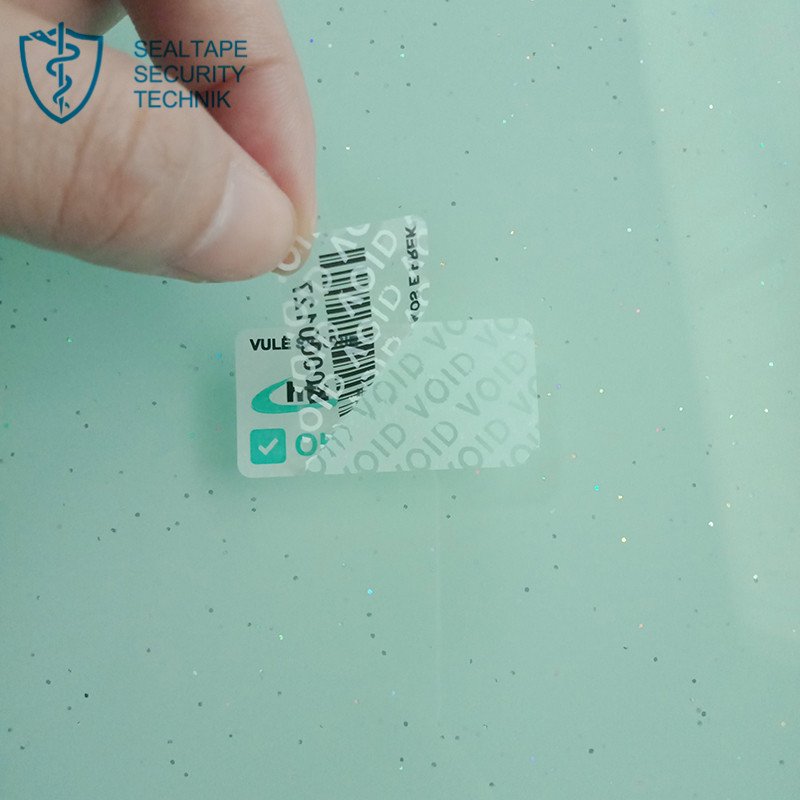 China Supplier Tamper Proof Seals for Jars Glass Bottle Security Adhesive Sticker