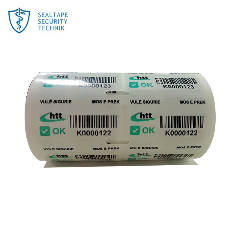 China Supplier Tamper Proof Seals for Jars Glass Bottle Security Adhesive Sticker