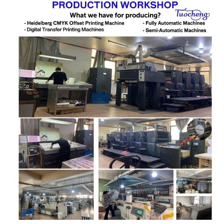 TUOCHENG Factory Screen Printing Cute Plastisol Vinyl Heat Transfers Logo T Shirt Hot Press Sticker DTF Designs Label Decal