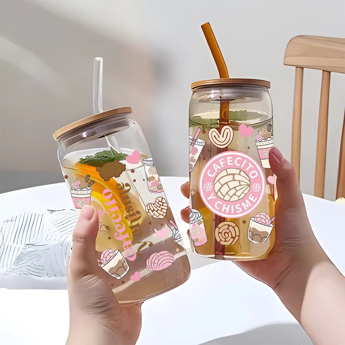 journaling packaging planner UV DTF Cup Wraps Highland Cow UV Dtf Cup Transfer stickers