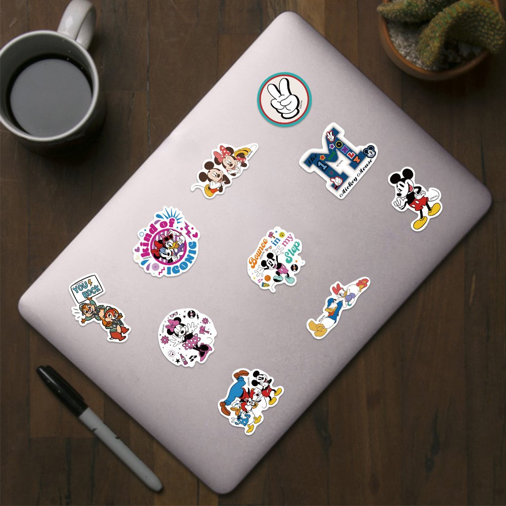 50 Mouse and duck. graffiti stickers can decorate guitars, suitcases. Waterproof stickers. Disney. Authorized original.