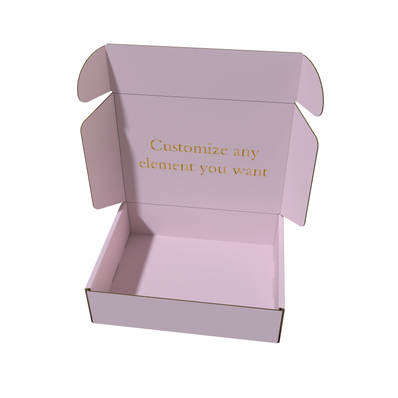 Custom Private Label Product Sticker Paper Packaging Box Corrugated Box for Printing Adhesive Stickers