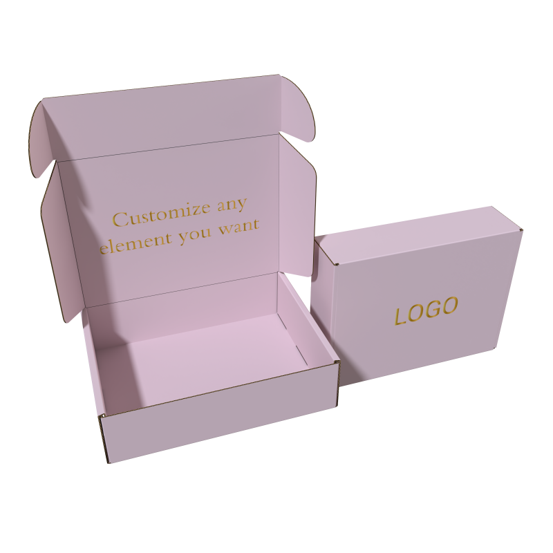 Custom Private Label Product Sticker Paper Packaging Box Corrugated Box for Printing Adhesive Stickers