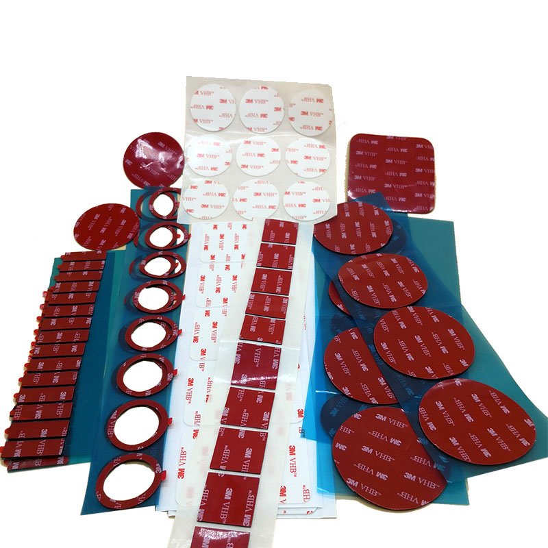 Custom Pre Die Cut Mounting Tape Double Sided Self Adhesive Pad Sheet Strips Dots Square