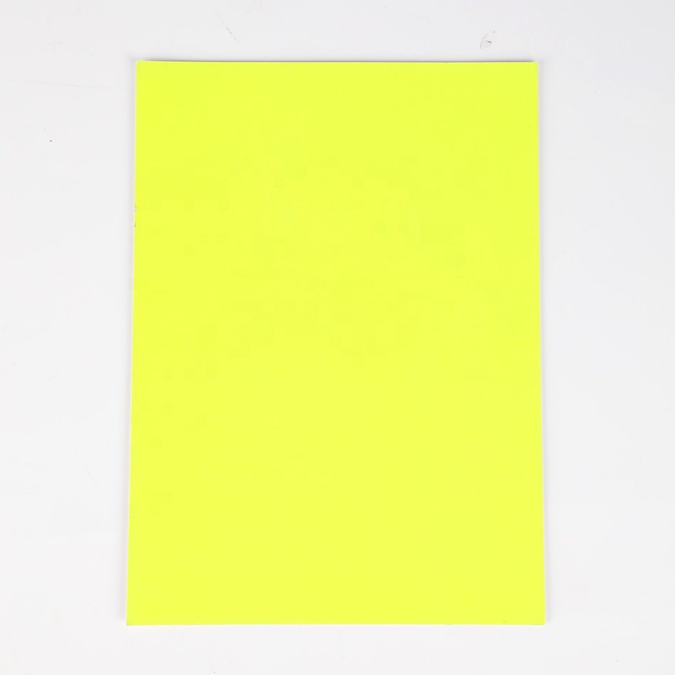 Custom A4 size fluorescent sticker colorful Self Adhesive Sticker Paper