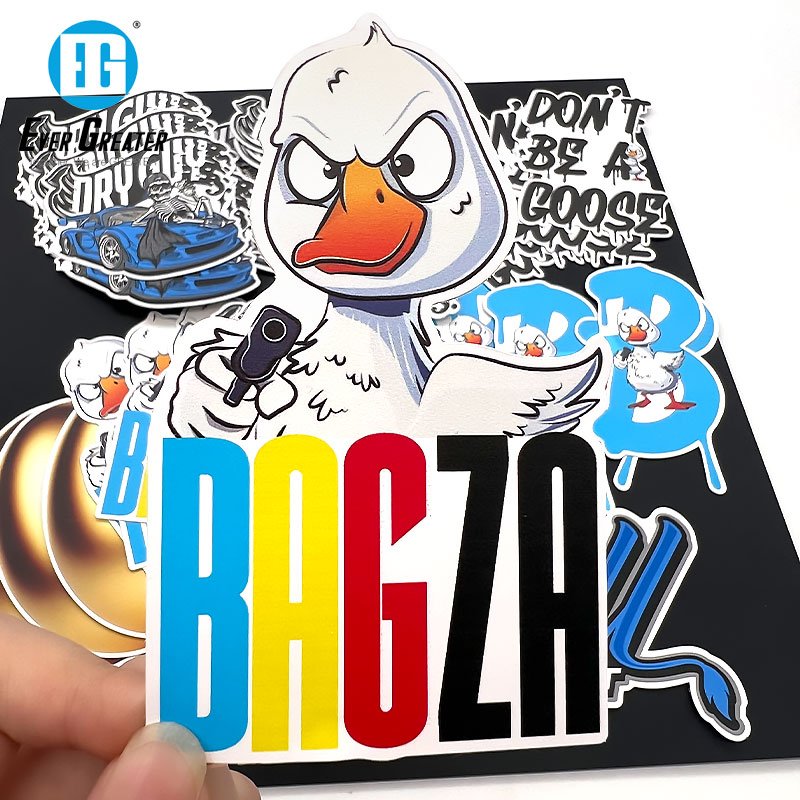 UV Resistant and Outdoor Durable 3d Logo Sticker Custom vinyl Sticker Logo