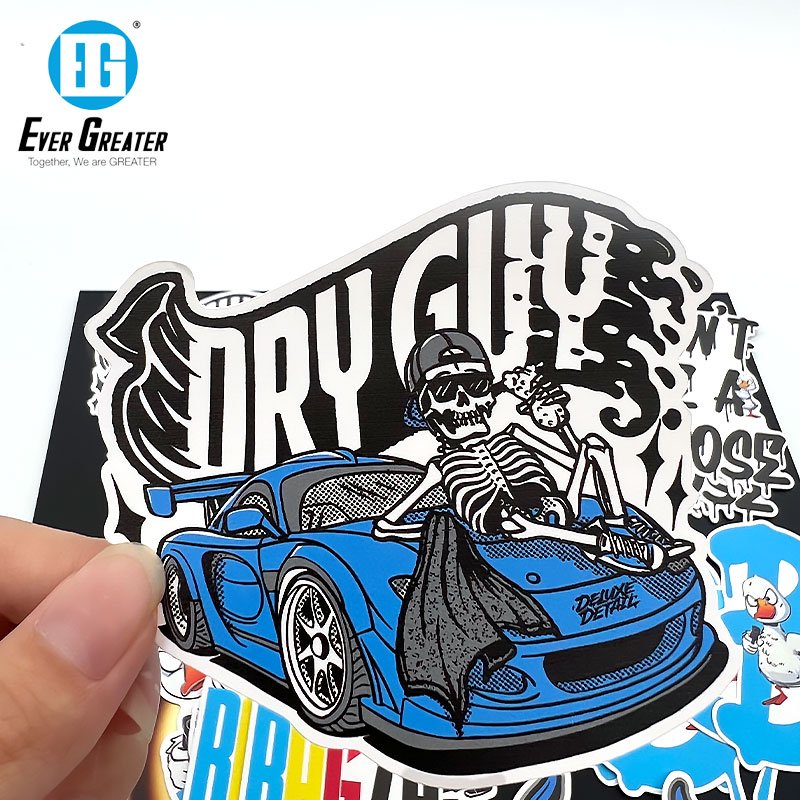 UV Resistant and Outdoor Durable 3d Logo Sticker Custom vinyl Sticker Logo