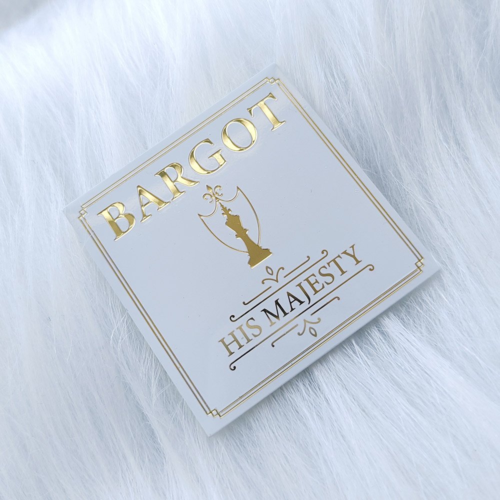 Custom golden aluminum Luxury Waterproof Logo Cosmetics Vinyl Label stickers perfume Lotion Bottle pavkaing