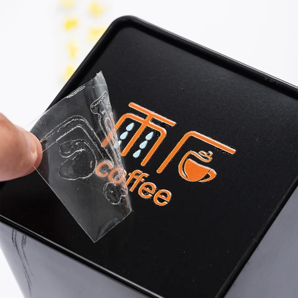 Custom Printed Embossed 3D Uv Heat Transfer Logo Sticker Vinyl Transfer Sticker