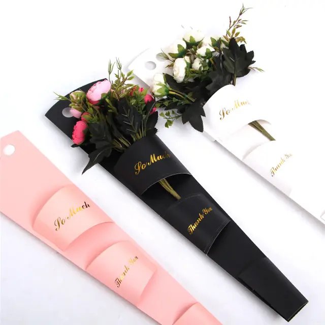 Industry custom ribbon for Valentine Father's Day Birthday Flower Rose gift Packaging boxes for bouquets