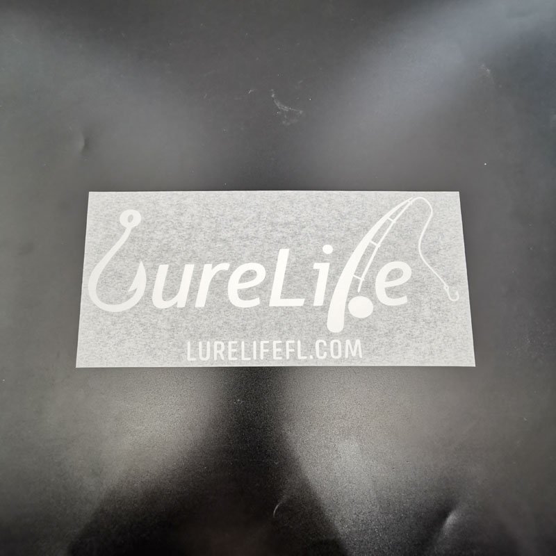 Custom outdoor fishing lures stickers fish box sticker fishing rod sticker for fishing products