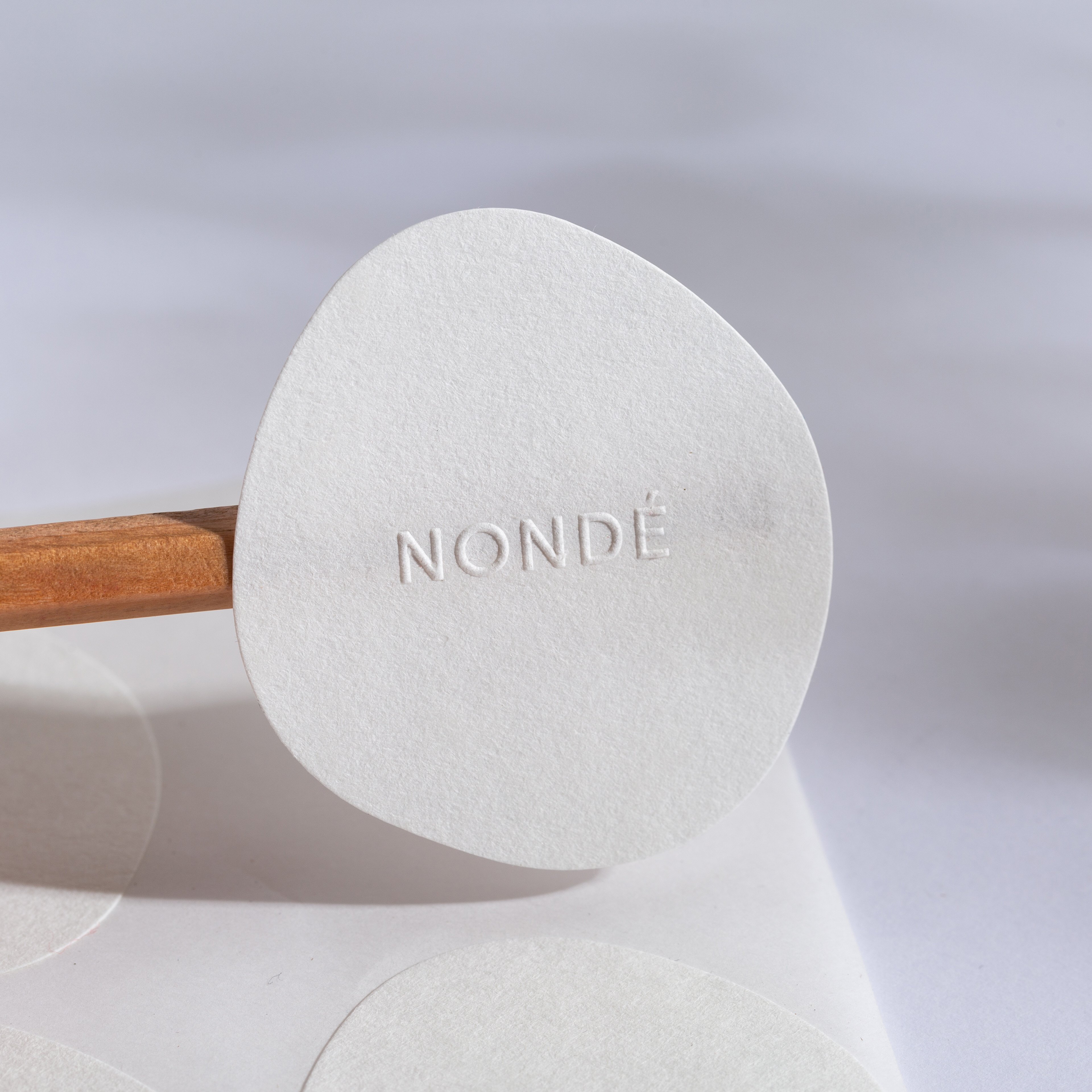 Custom Matte Texture Embossed Logo Design Jewelry Gift Box Seal Sticker