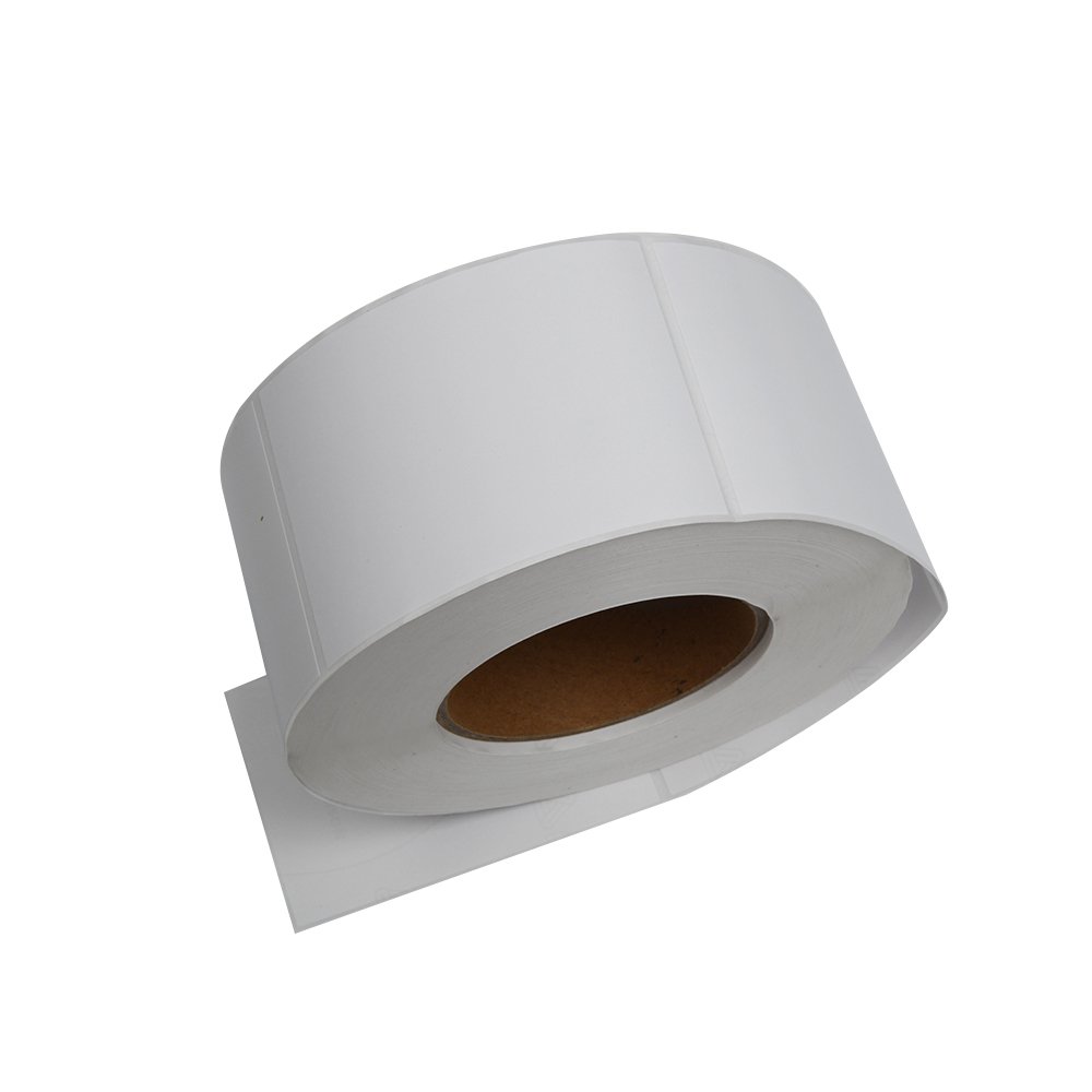 Custom Blank Self Adhesive Waterproof Barcode Sticker Printer 40mm x 30mm Direct Thermal Labels Roll