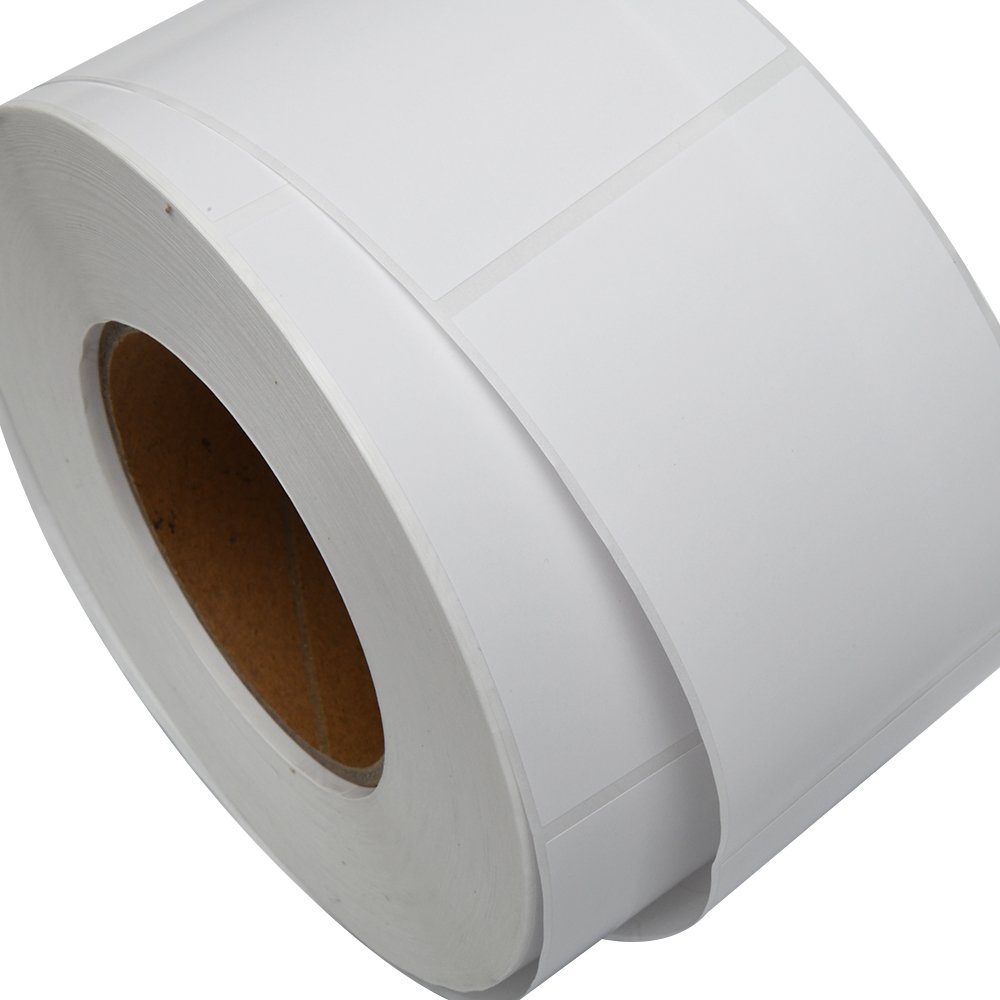 Custom Blank Self Adhesive Waterproof Barcode Sticker Printer 40mm x 30mm Direct Thermal Labels Roll