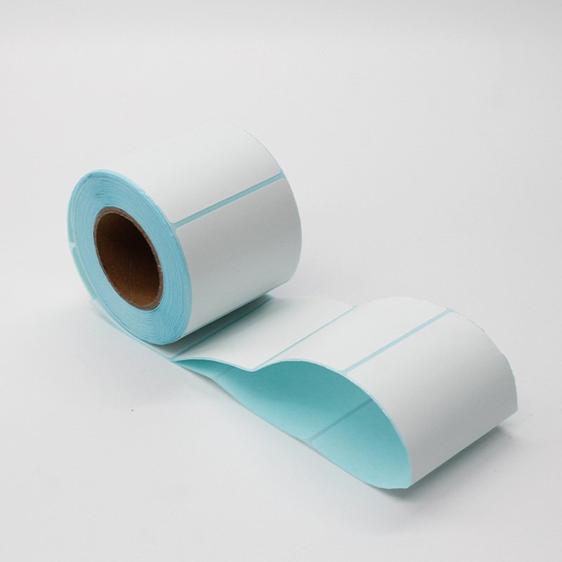 Custom Waterproof Roll A6 Waybill Printing Adhesive Paper 100x150 White Direct Thermal Shipping Label 4x6 inch Thermal Sticker