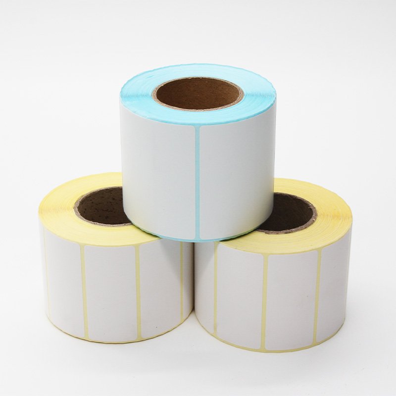 Custom Waterproof Roll A6 Waybill Printing Adhesive Paper 100x150 White Direct Thermal Shipping Label 4x6 inch Thermal Sticker