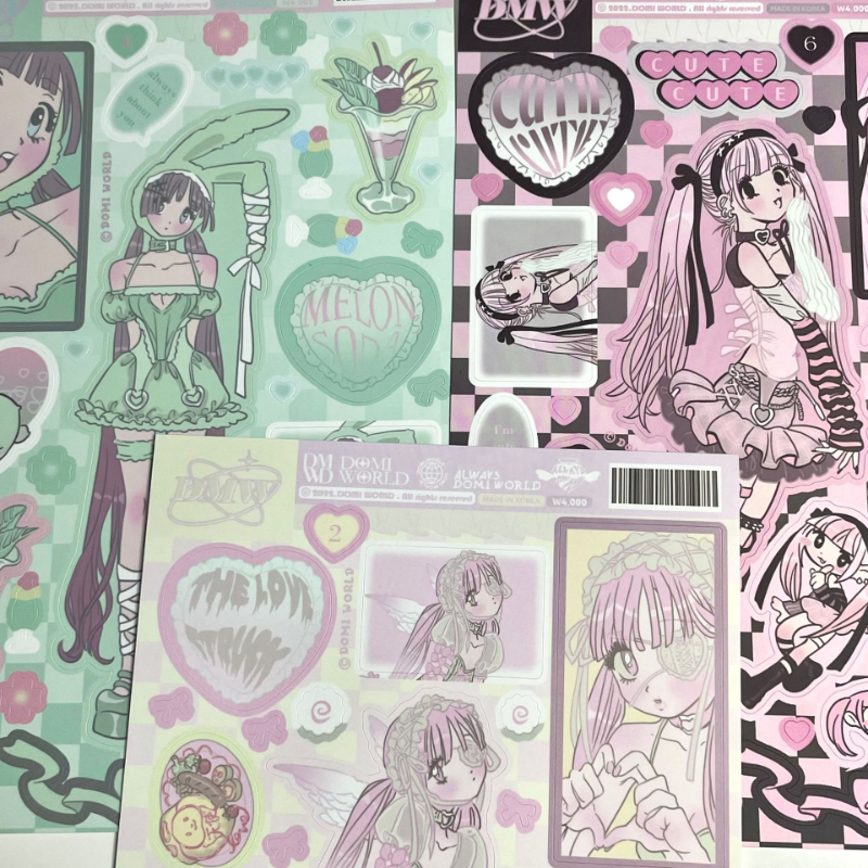 Custom Japanese Anime Waterproof Vinyl Die Cut Decorative Stickers for Laptop Water Bottle Cup Skateboard Luggage Bicycle