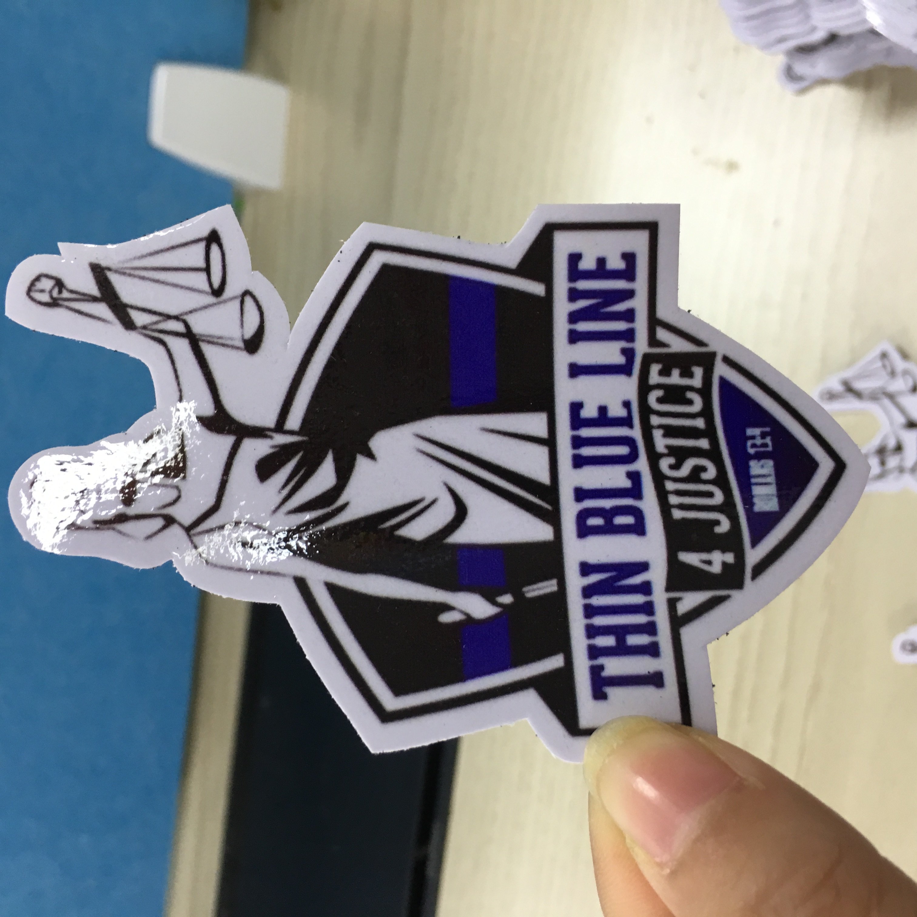 Custom printed stickers custom die cut stickers waterproof for decorative activities
