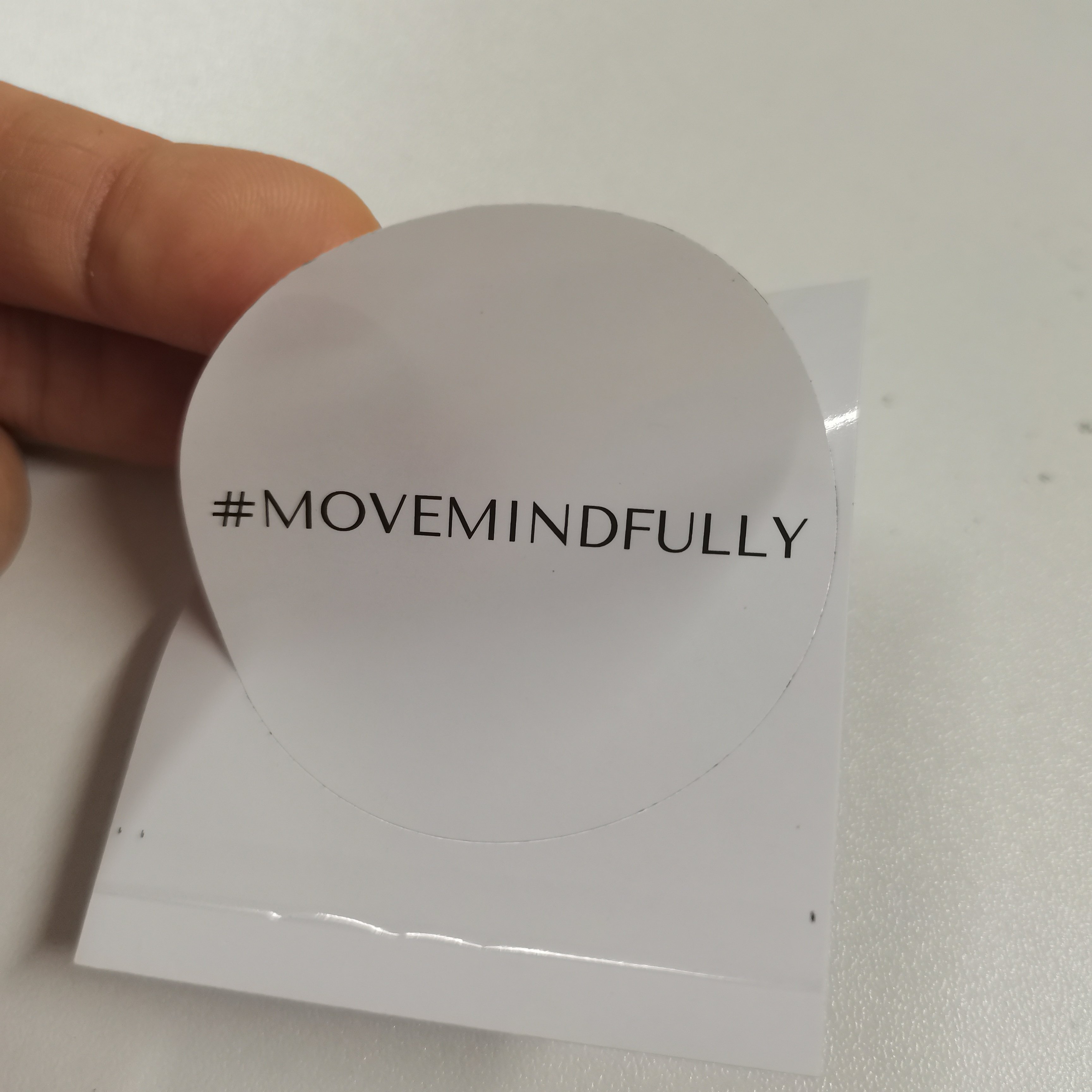 Thermal Sticker Circle Labels, Round Direct Thermal Printer Labels for Business
