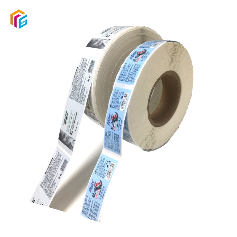 Custom Printing Sticker 3D waterproof PVC Transparent Die Cut Logo Stickers Adhesive Glossy PVC Label Stickers Round Roll