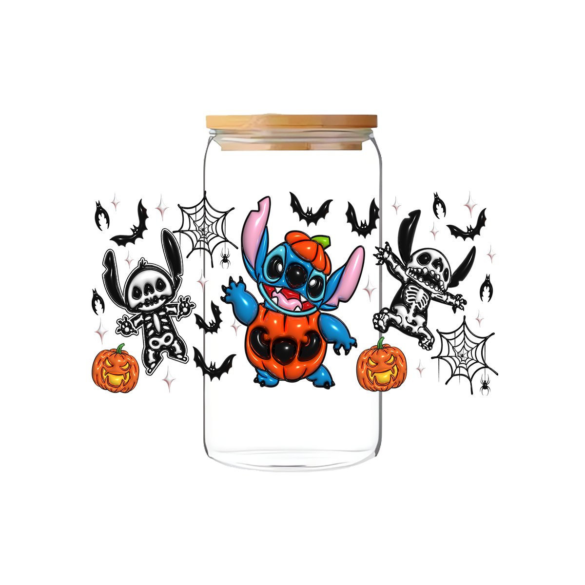 Wholesale 3D UV DTF Transfers Vinyl Sticker Cup Waterproof Wraps With High Adhesive UV DTF Wraps For 16oz glass can