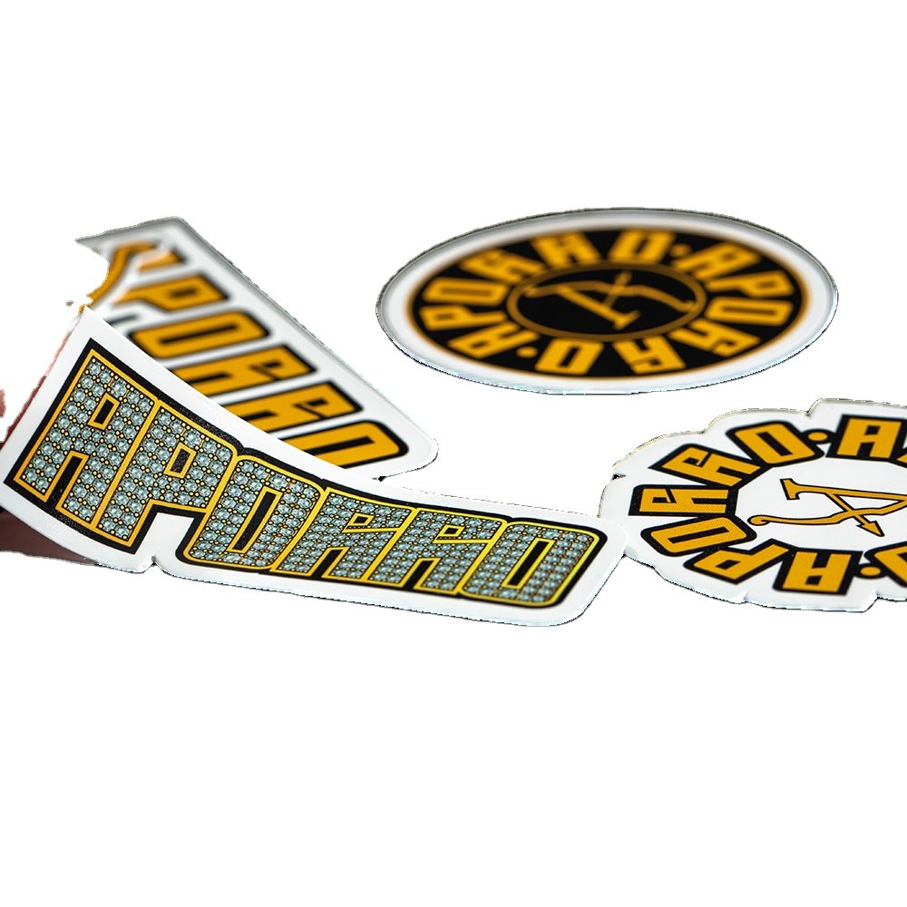 Manufacturer Waterproof vinyl printing decorative cartoon custom company logo sticker for laptop water bottle