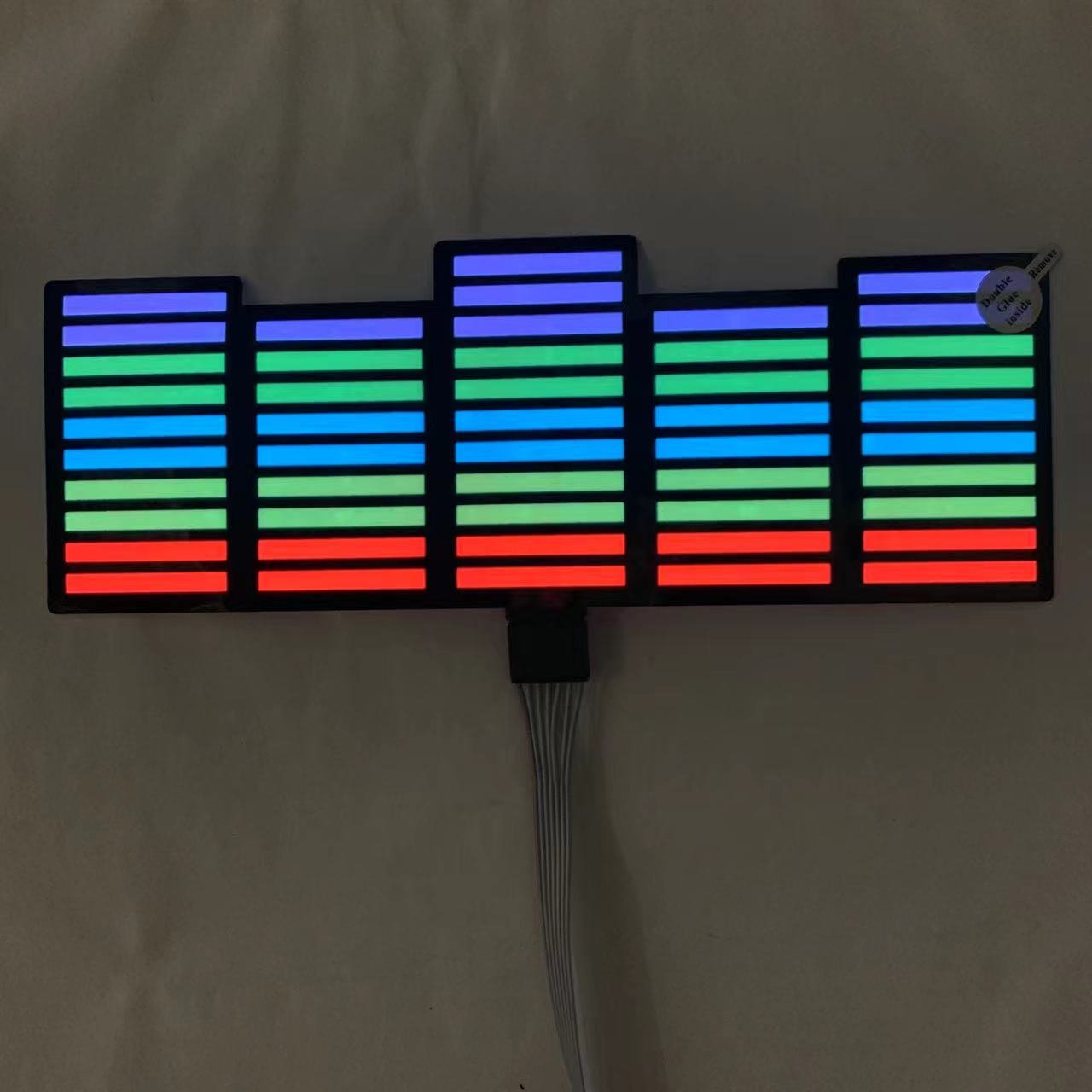 High quality custom equalizer el car sticker el car logo electroluminescent led car sticker,LED Equalizer Auto accessories sign