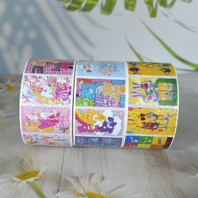Custom Logo Printed Roll Blue Adhesive Paper Gold Stamping Round Thank You Seal Label Stickers For Packaging
