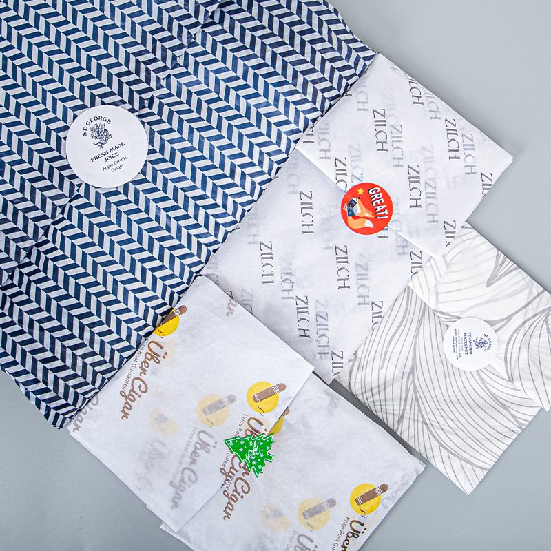 Manufacturer Custom Packaging Paper Logo Printed Sticker , Logo Mailer Box , Logo Tissue Paper