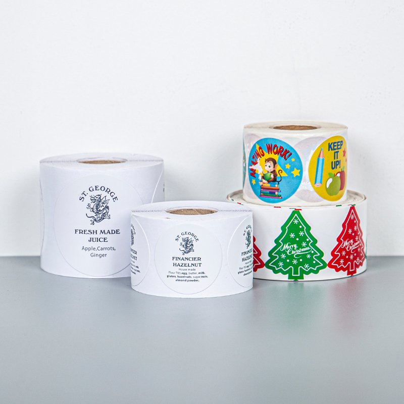Manufacturer Custom Packaging Paper Logo Printed Sticker , Logo Mailer Box , Logo Tissue Paper