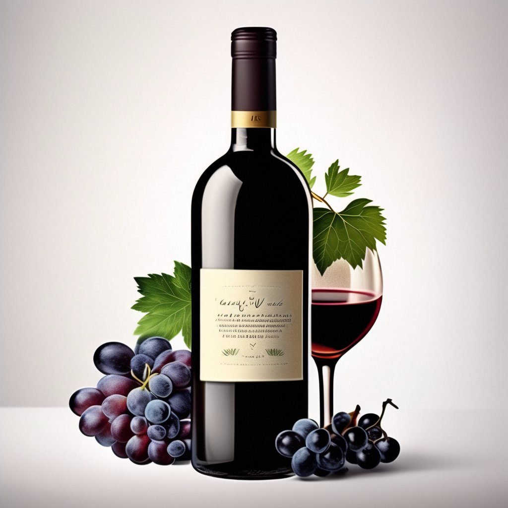 Red Wine Label Custom Labels for Wine Bottles Waterproof Sticker Paper Wine Label