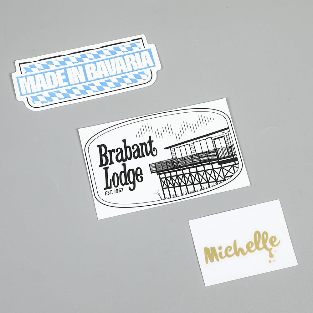 Removable Good Flexibility Waterproof Die Cut Adhesive Label Vinyl PVC Adhesive coffee Stickers