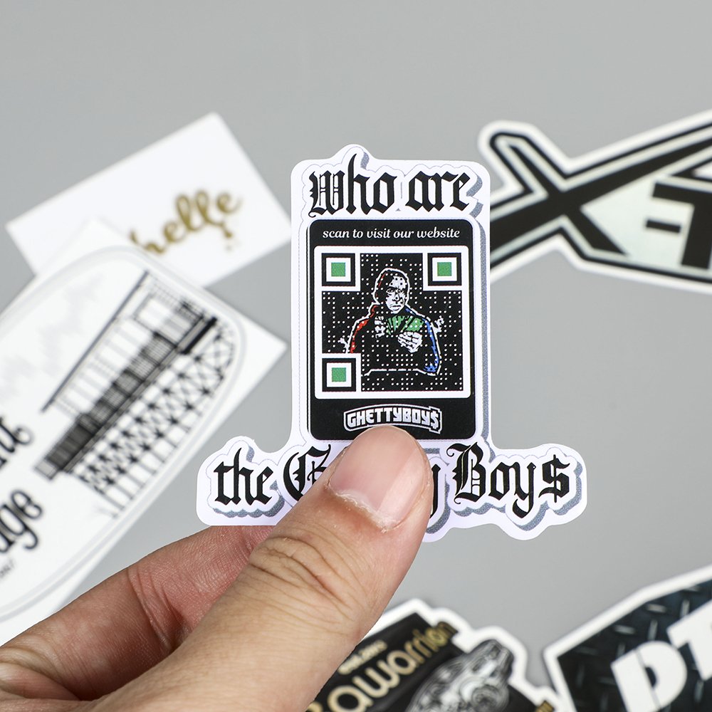 Removable Good Flexibility Waterproof Die Cut Adhesive Label Vinyl PVC Adhesive coffee Stickers